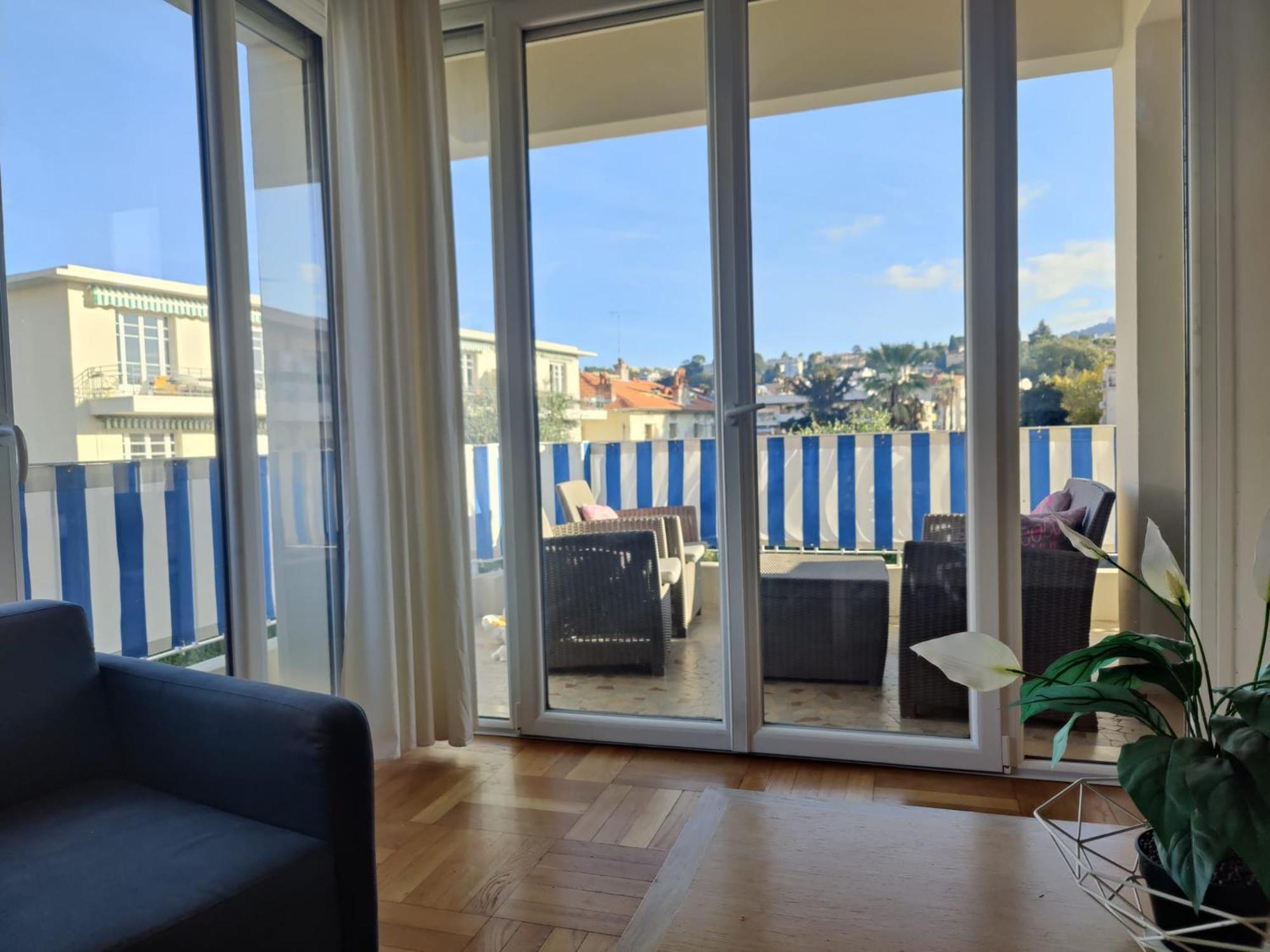 Grand Appartement Terrasse Parking Nice Bagian luar foto